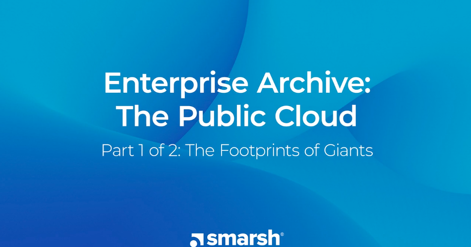 Enterprise Archive: The public cloud – in the footprints of giants