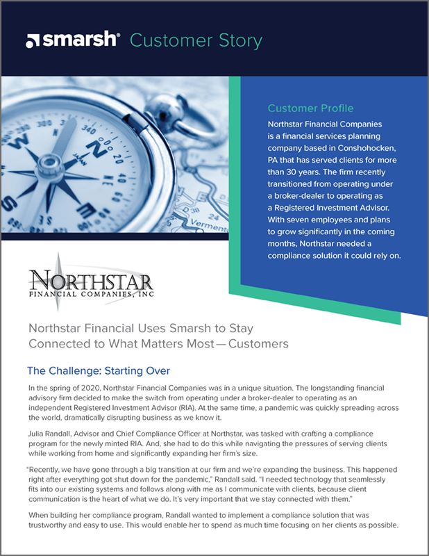 Northstar Financial Uses Smarsh to Stay Connected to What Matters Most – Customers